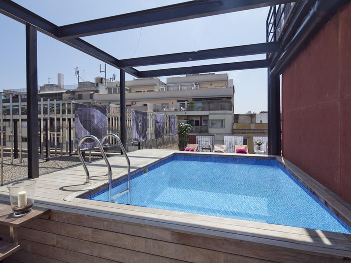 شقة بحمام سباحة بالقرب من بورن - My Space Barcelona شقة