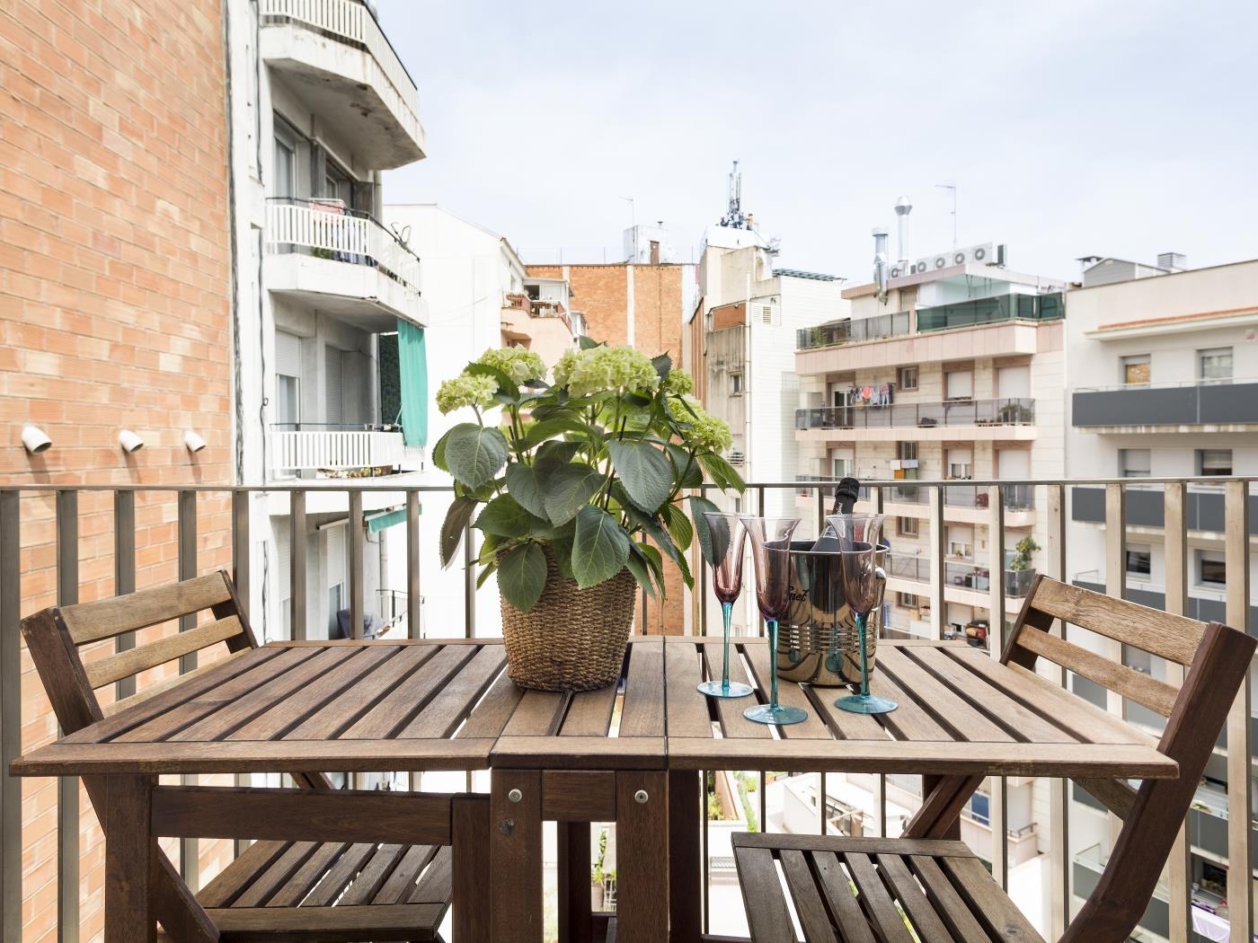 برشلونة شقة في قوس النصر مع حمام سباحة - My Space Barcelona شقة