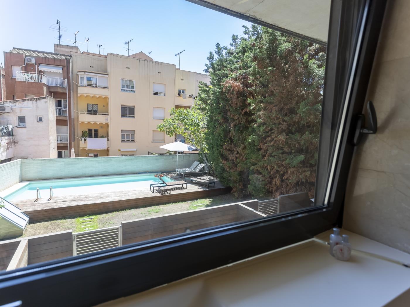 شقة مع تراس وبركة بالقرب من حديقة غويل - My Space Barcelona شقة