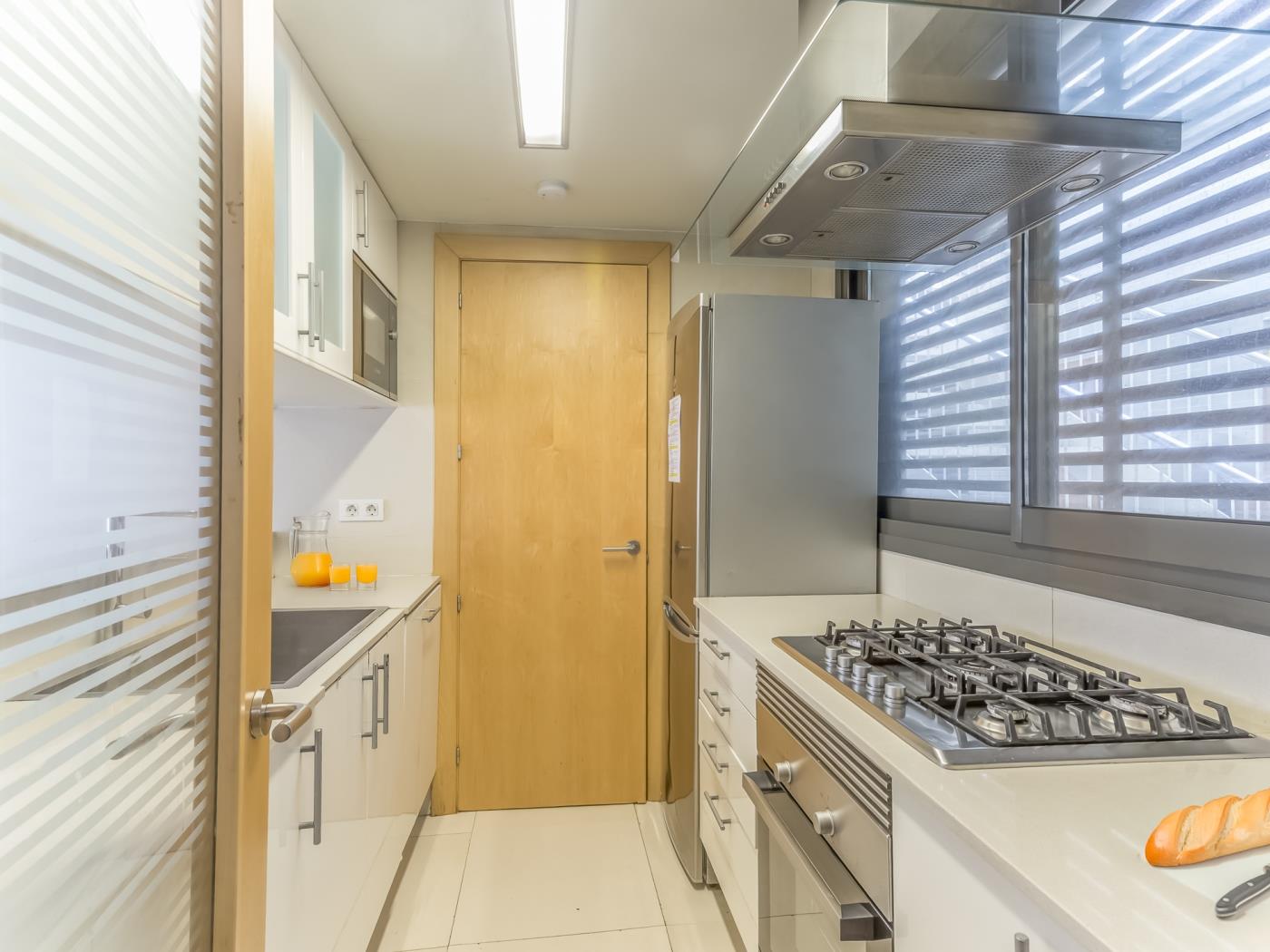 شقة مع تراس وبركة بالقرب من حديقة غويل - My Space Barcelona شقة