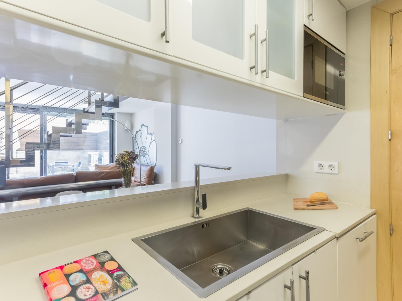 شقة مع تراس وبركة بالقرب من حديقة غويل - My Space Barcelona شقة