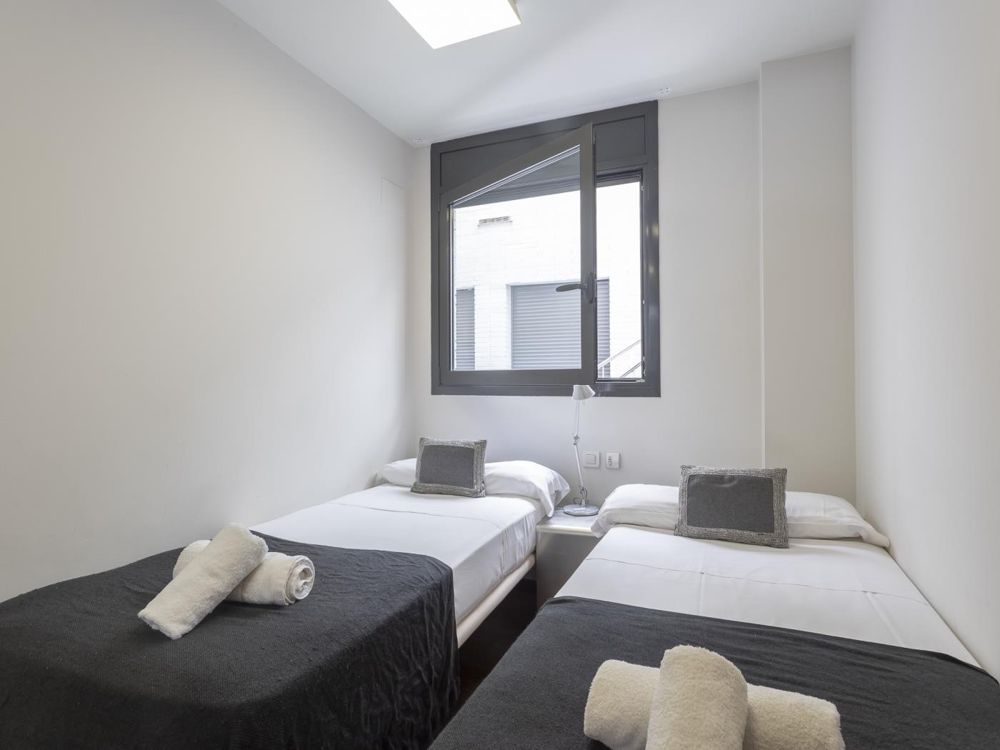 تراس وحمام سباحة بالقرب من مركز برشلونة - My Space Barcelona شقة