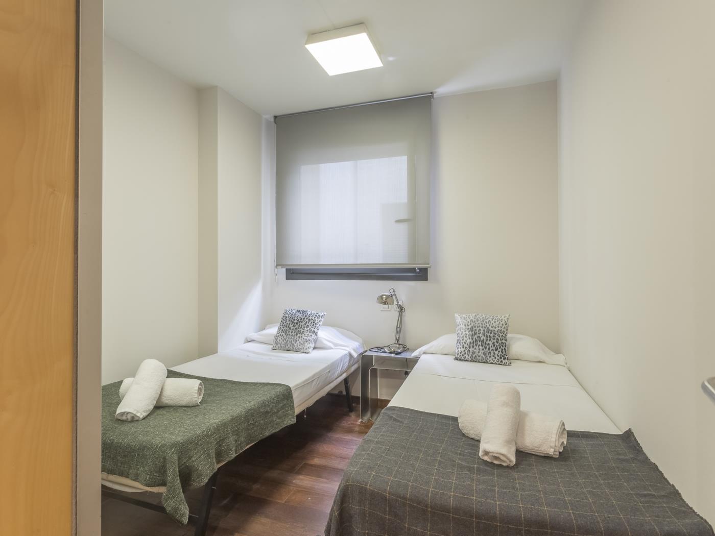 تراس وحمام سباحة بالقرب من مركز برشلونة - My Space Barcelona شقة