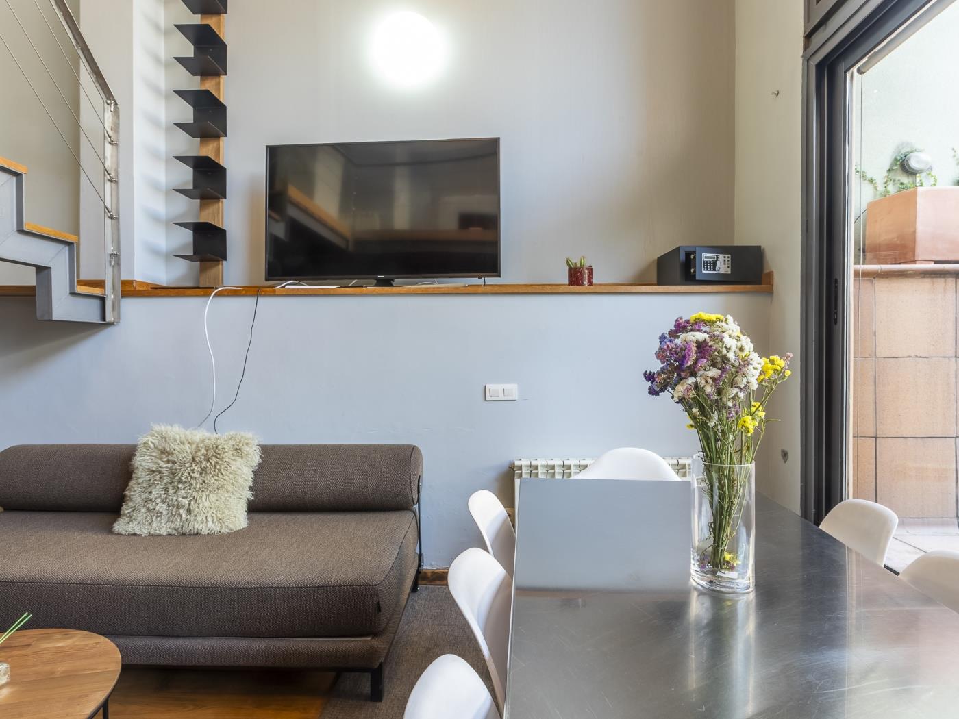 تراس وبركة شقة بالقرب من مركز برشلونة - My Space Barcelona شقة