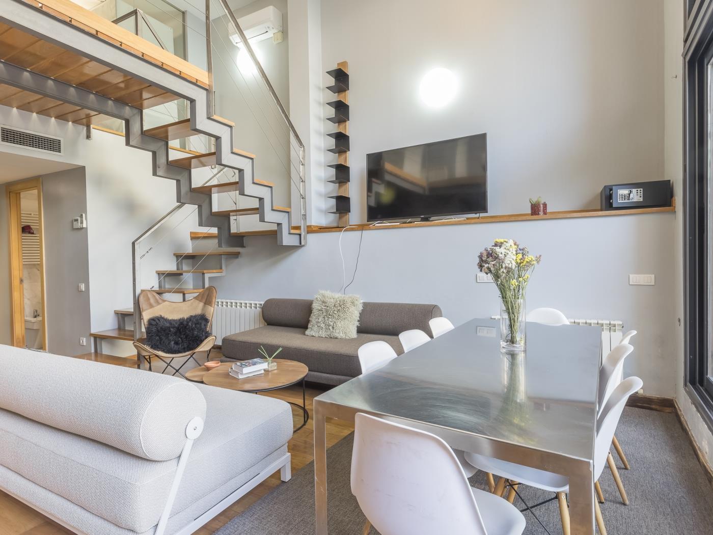 تراس وبركة شقة بالقرب من مركز برشلونة - My Space Barcelona شقة