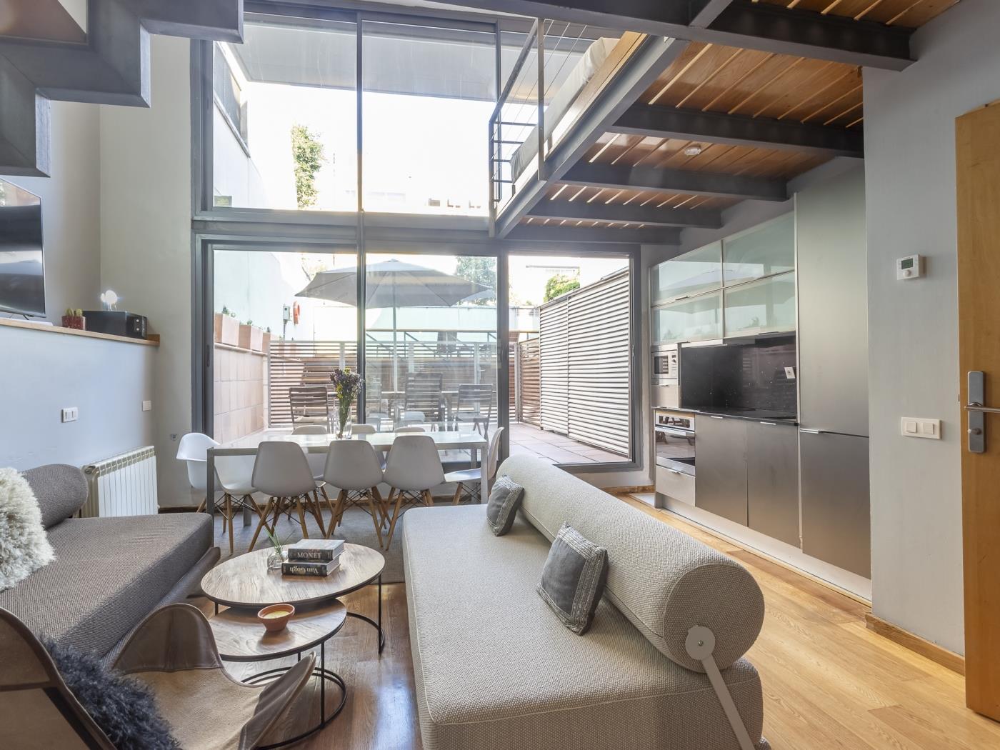تراس وبركة شقة بالقرب من مركز برشلونة - My Space Barcelona شقة