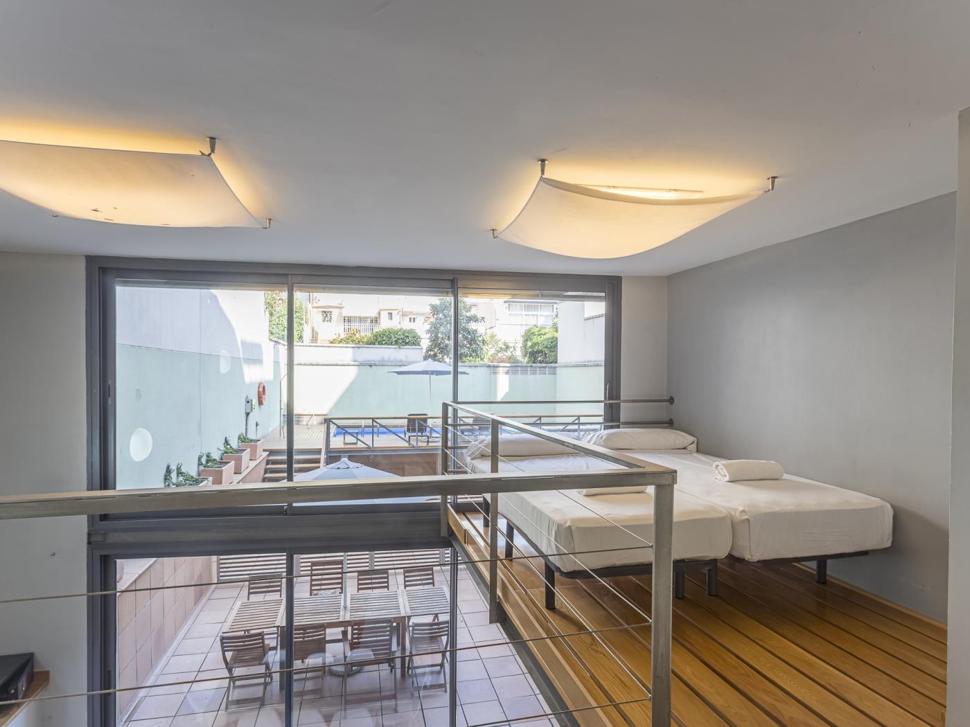تراس وبركة شقة بالقرب من مركز برشلونة - My Space Barcelona شقة