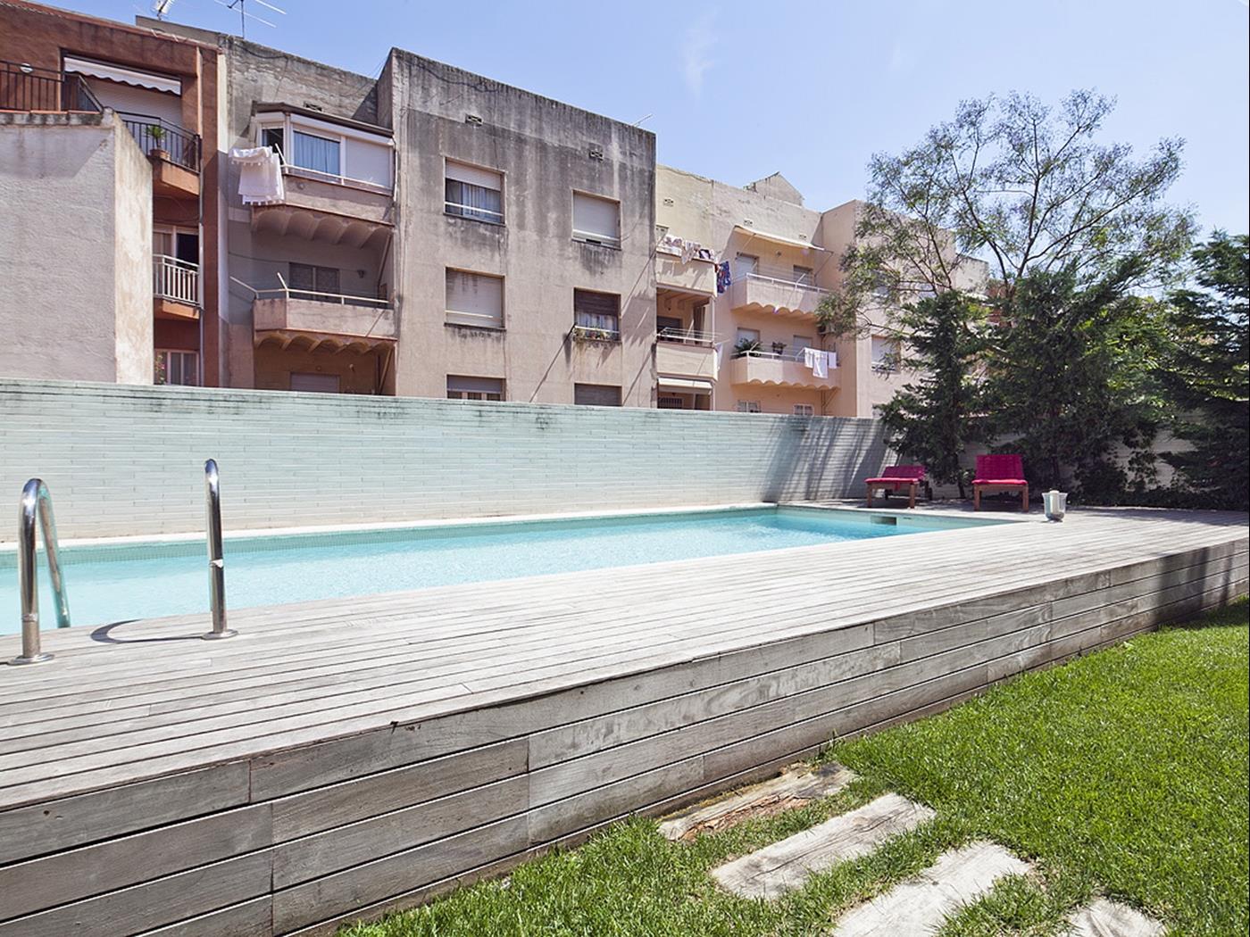 شقة علوية مع حمام سباحة وشرفة خاصة بالقرب من مركز - My Space Barcelona شقة