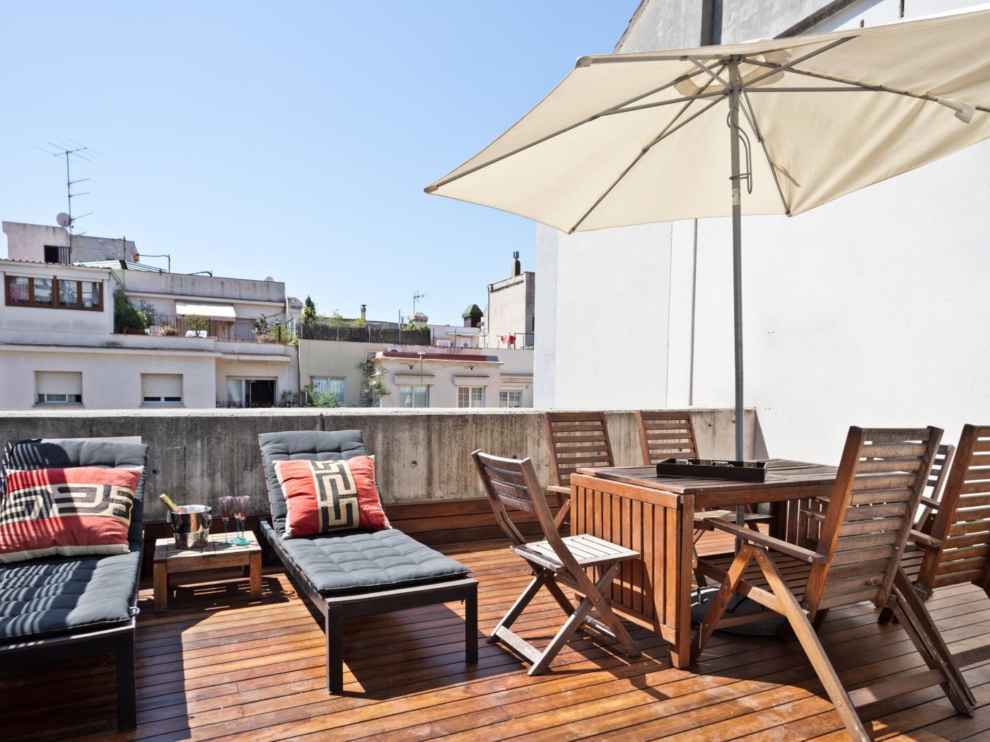 شقة تنفيذية مع شرفة خاصة في Sarrià - Sant Gervasi - My Space Barcelona شقة