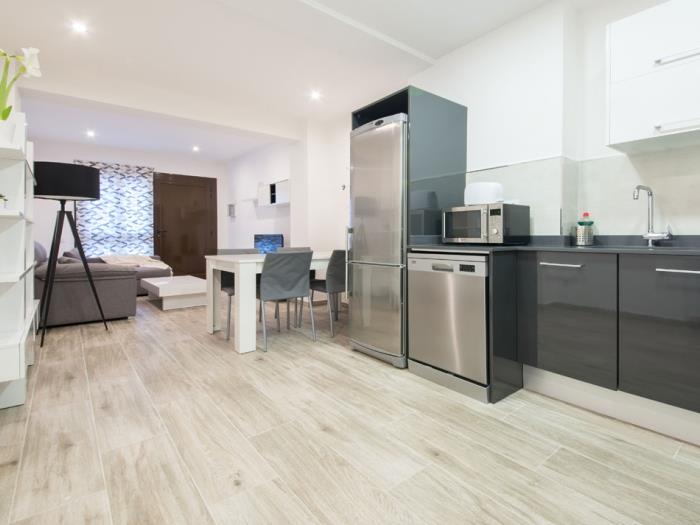شقة حديثة غرفتين وتراس في ليس كورتس برشلونة - My Space Barcelona شقة