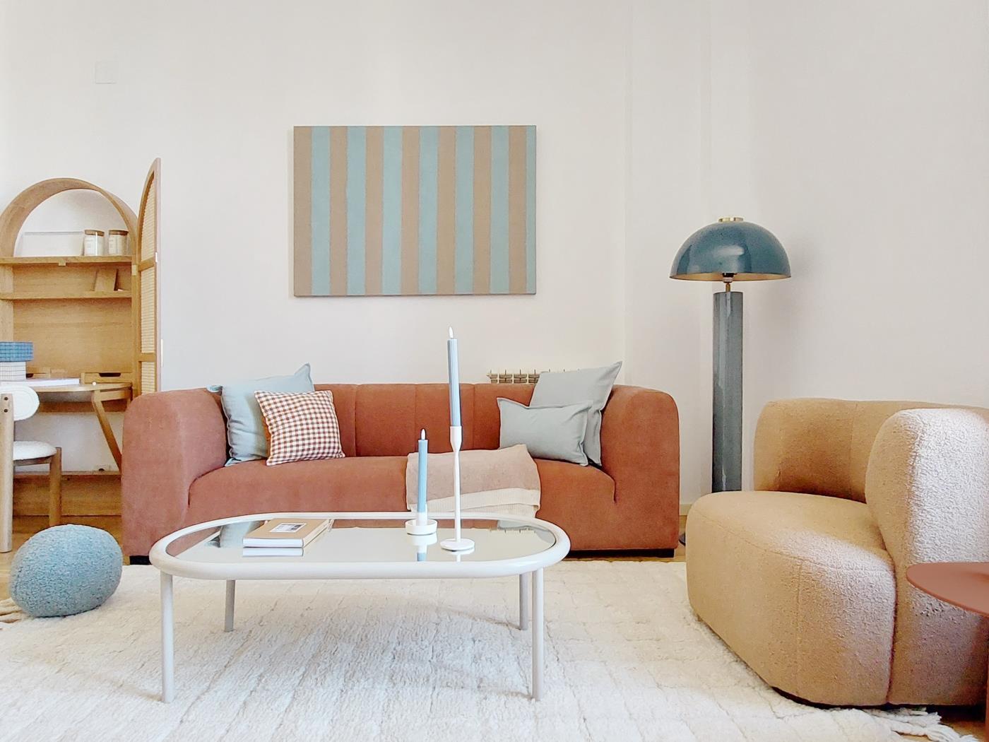 شقة مشرقة من غرفتين بجانب فندق بالاس – وسط برشلونة - My Space Barcelona شقة
