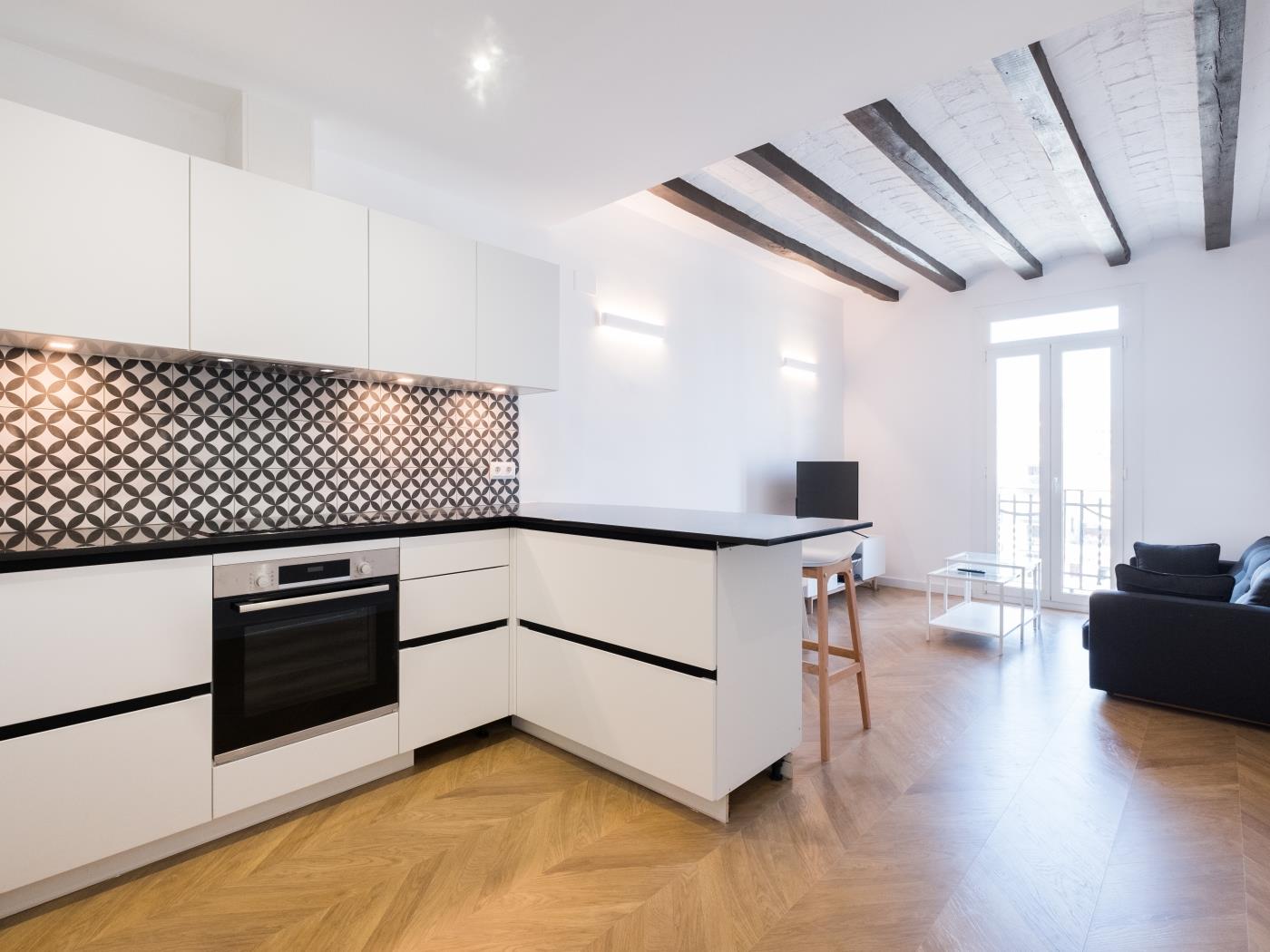 شقة مشرقة بغرفتي نوم في بارسيلونيتا - My Space Barcelona شقة