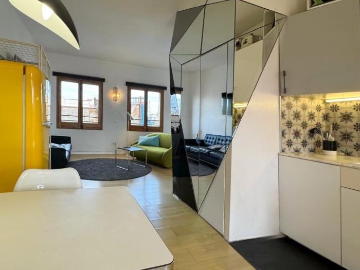 شقة دوبلكس مُجددة بغرفتين وشرفة في الحي القوطي - My Space Barcelona شقة