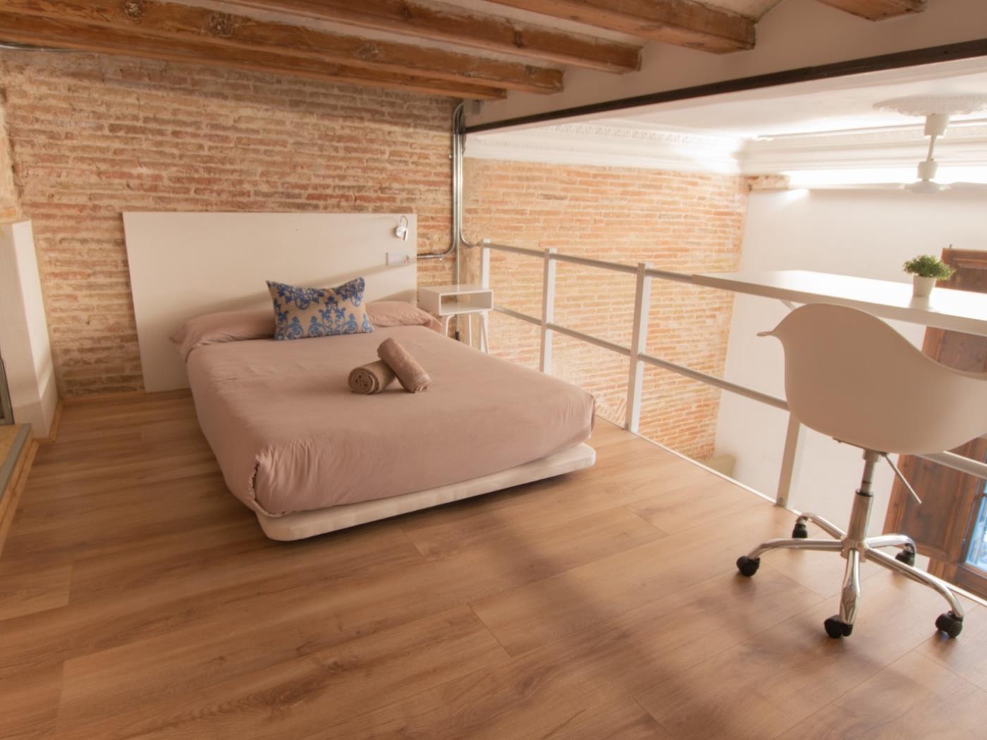 دوبلكس استوديو حديث مع تراس واسع في وسط المدينة - My Space Barcelona شقة