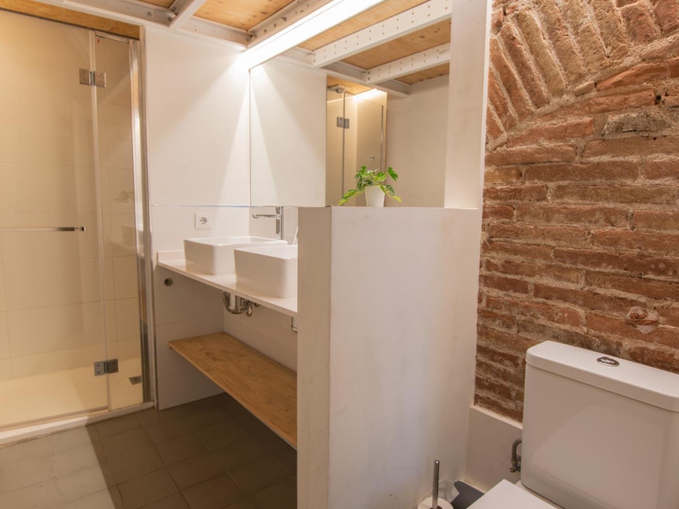 دوبلكس استوديو حديث مع تراس واسع في وسط المدينة - My Space Barcelona شقة