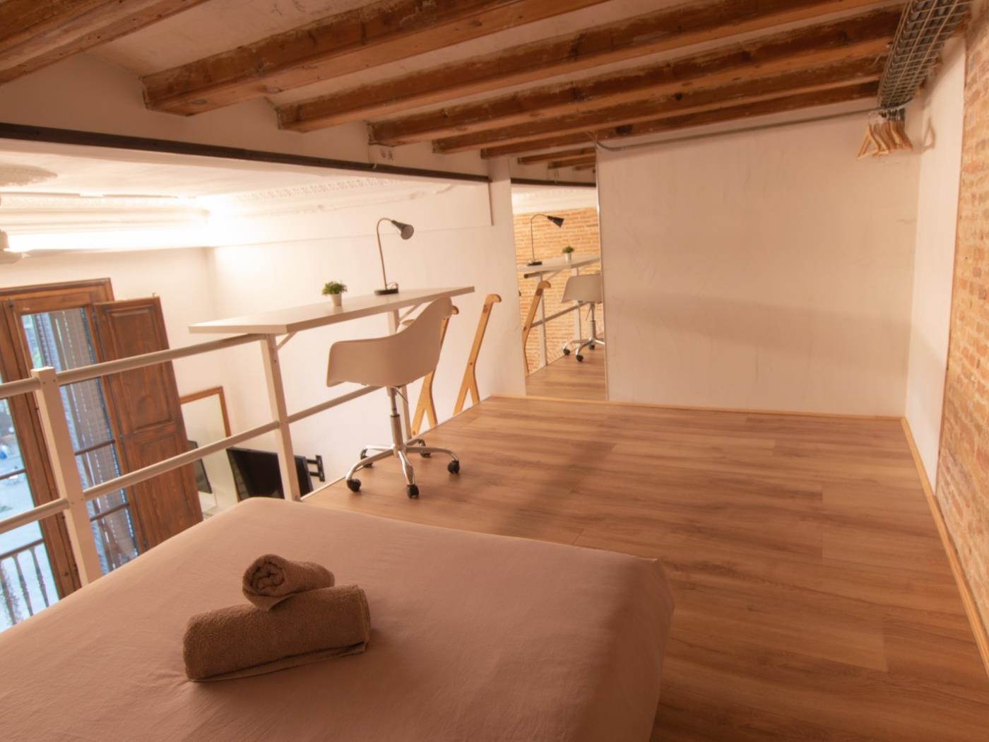 دوبلكس استوديو حديث مع تراس واسع في وسط المدينة - My Space Barcelona شقة