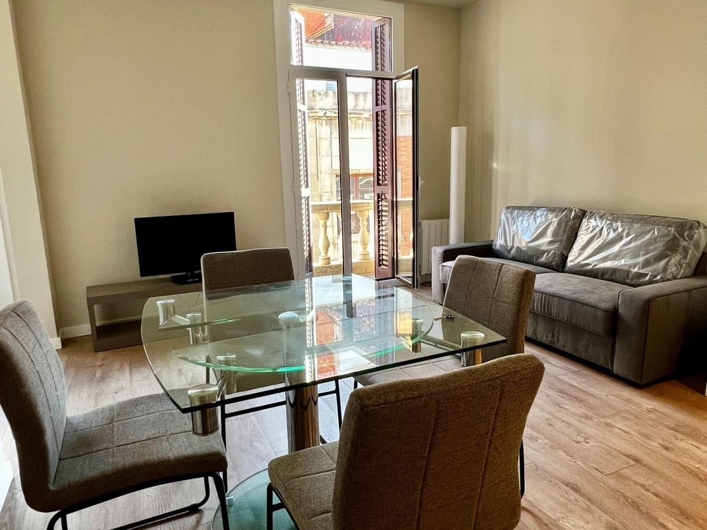 شقة لوفت مشرقة مُجددة بشرفة في منطقة سكنية - My Space Barcelona شقة